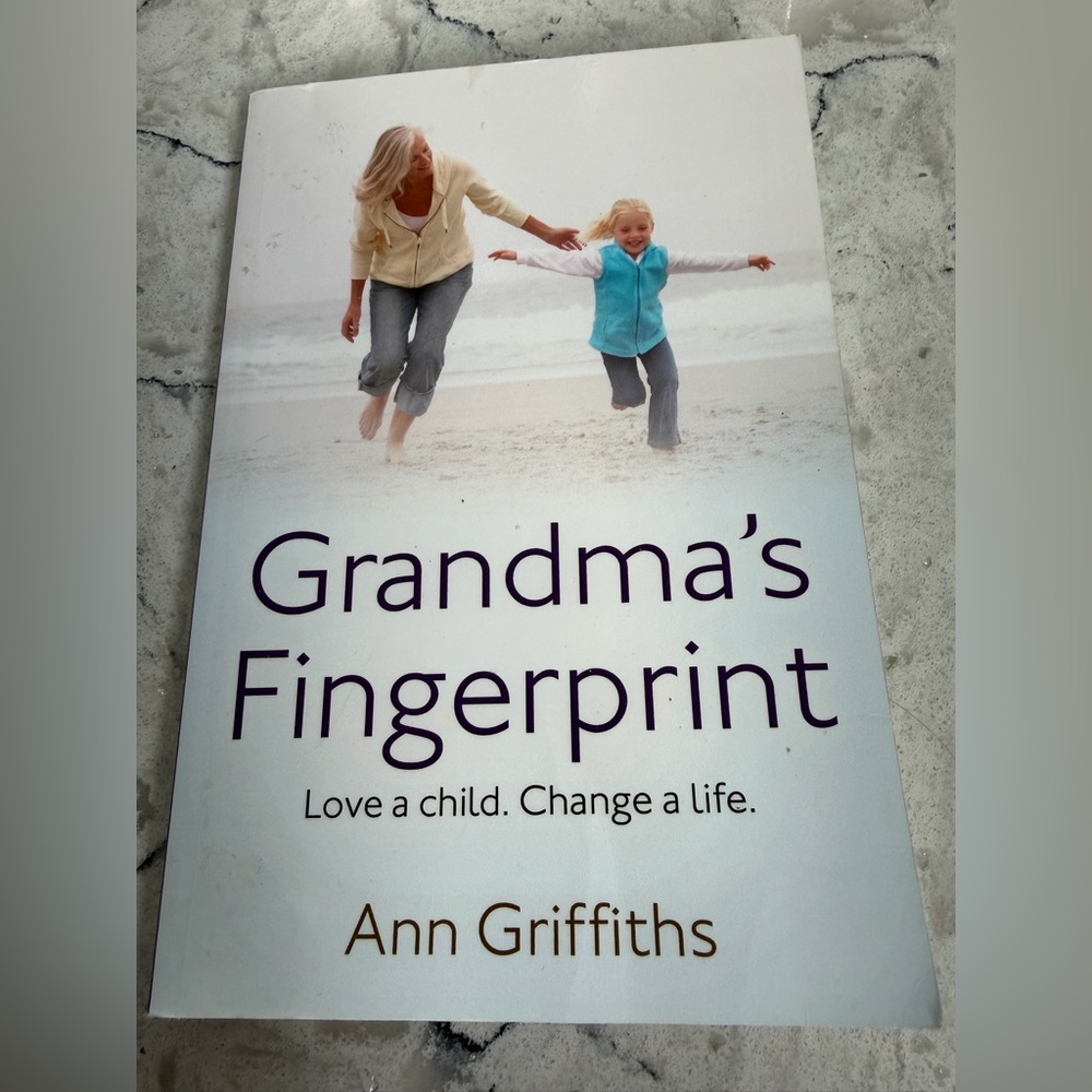 GRAMMA’S FINGERPRINTS PAPERBACK NOVEL 
This is a very special book- poignant